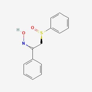 N-{2-[(R)-Benzenesulfinyl]-1-phenylethylidene}hydroxylamine