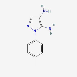 1-(4-Methylphenyl)-1H-pyrazole-4,5-diamine