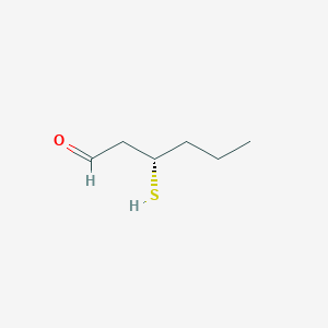 (3S)-3-Sulfanylhexanal