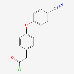 Benzeneacetyl chloride, 4-(4-cyanophenoxy)-