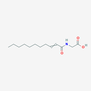 molecular formula C13H23NO3 B12571513 N-Undec-2-enoylglycine CAS No. 192067-84-8