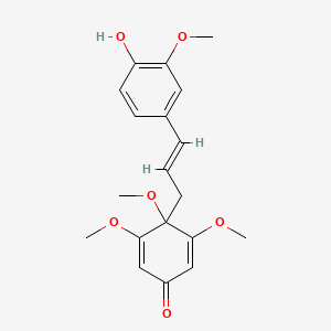 molecular formula C19H22O6 B1257157 Magnolianone 