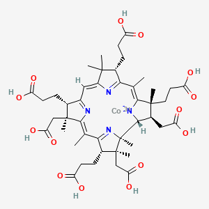 molecular formula C45H59CoN4O14+2 B1257164 cob(III)yrinic acid 