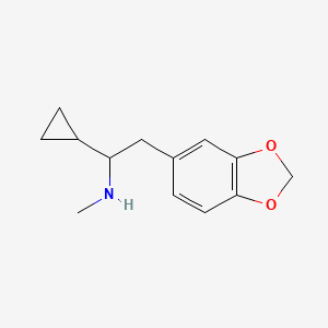 1,3-Benzodioxole-5-ethanamine, alpha-cyclopropyl-N-methyl-