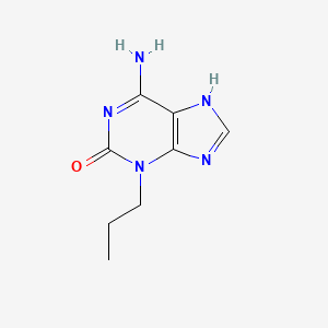 6-amino-3-propyl-7H-purin-2-one