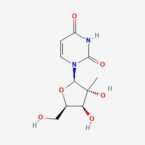 molecular formula C10H14N2O6 B1257187 1-[(2R,3R,4S,5R)-3,4-dihydroxy-5-(hydroxymethyl)-3-methyloxolan-2-yl]pyrimidine-2,4-dione 
