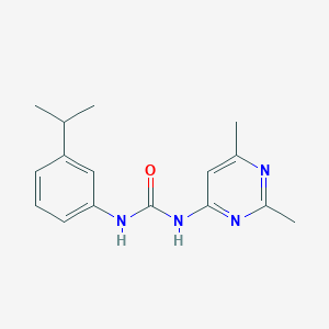 N-(2,6-Dimethylpyrimidin-4-yl)-N'-[3-(propan-2-yl)phenyl]urea