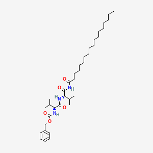 N-[(Benzyloxy)carbonyl]-L-valyl-N-octadecanoyl-L-valinamide