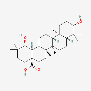molecular formula C30H48O4 B1257199 spinosic acid A 