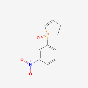 1H-Phosphole, 2,3-dihydro-1-(3-nitrophenyl)-, 1-oxide