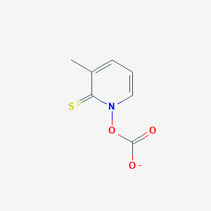 {[(3-Methyl-2-sulfanylidenepyridin-1(2H)-yl)oxy]carbonyl}oxidanide