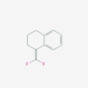 molecular formula C11H10F2 B12572043 Naphthalene, 1-(difluoromethylene)-1,2,3,4-tetrahydro- CAS No. 191014-21-8