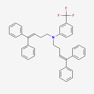 Benzenamine, N,N-bis(4,4-diphenyl-3-butenyl)-3-(trifluoromethyl)-