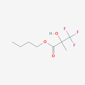 Propanoic acid, 3,3,3-trifluoro-2-hydroxy-2-methyl-, butyl ester