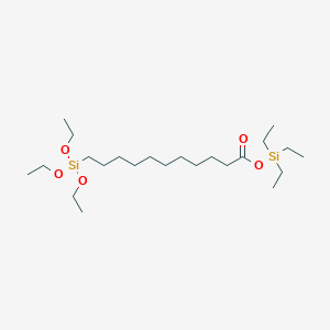 Triethylsilyl 11-(triethoxysilyl)undecanoate