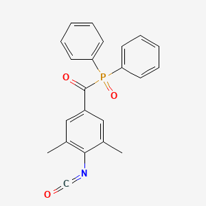 (Diphenylphosphoryl)(4-isocyanato-3,5-dimethylphenyl)methanone