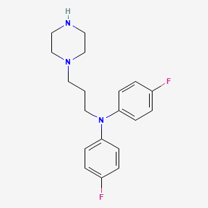 Bis-(4-fluoro-phenyl)-(3-piperazin-1-yl-propyl)-amine