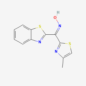 Methanone, 2-benzothiazolyl(4-methyl-2-thiazolyl)-, oxime