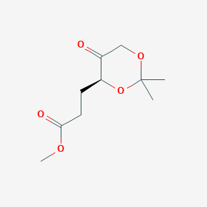 methyl 3-[(4S)-2,2-dimethyl-5-oxo-1,3-dioxan-4-yl]propanoate