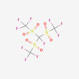 Fluoro[tris(trifluoromethanesulfonyl)]methane