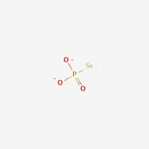 molecular formula O3PSe-3 B1257232 Trioxidoselenidophosphate(3-) 