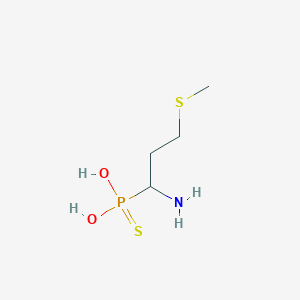 [1-Amino-3-(methylsulfanyl)propyl]phosphonothioic O,O-acid