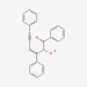 2-Hydroxy-1,3,6-triphenylhex-3-en-5-yn-1-one