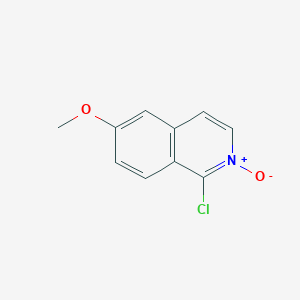 molecular formula C10H8ClNO2 B12572374 1-Chloro-6-methoxy-2-oxo-2lambda~5~-isoquinoline CAS No. 630422-24-1