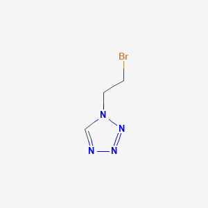 molecular formula C3H5BrN4 B12572380 1H-Tetrazole, 1-(2-bromoethyl)- CAS No. 606149-13-7