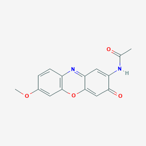 N-(7-Methoxy-3-oxo-3H-phenoxazin-2-YL)acetamide