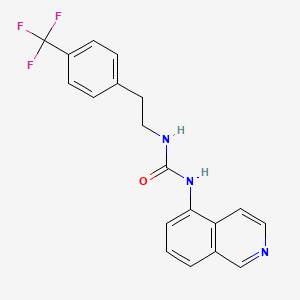 Urea, N-5-isoquinolinyl-N'-[2-[4-(trifluoromethyl)phenyl]ethyl]-