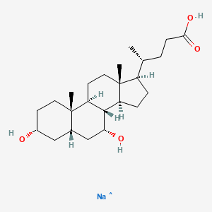 Cholan-24-oic acid, 3,7-dihydroxy-, monosodium salt, (3alpha,5beta,7alpha)-