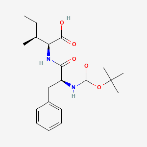 molecular formula C20H30N2O5 B12572483 N-(tert-Butoxycarbonyl)-L-phenylalanyl-L-isoleucine CAS No. 191398-49-9