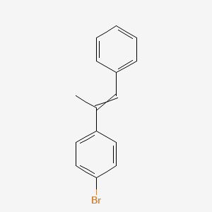 molecular formula C15H13Br B12572527 1-Bromo-4-(1-phenylprop-1-en-2-yl)benzene CAS No. 580002-13-7