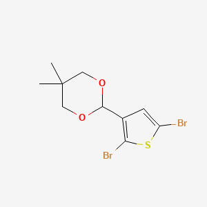 1,3-Dioxane, 2-(2,5-dibromo-3-thienyl)-5,5-dimethyl-