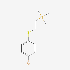 Silane, [2-[(4-bromophenyl)thio]ethyl]trimethyl-