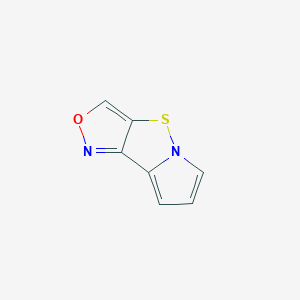 molecular formula C7H4N2OS B12572627 4-oxa-7-thia-3,8-diazatricyclo[6.3.0.02,6]undeca-1(11),2,5,9-tetraene CAS No. 279258-05-8