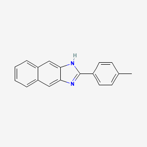 molecular formula C18H14N2 B12572644 2-(4-Methylphenyl)-1H-naphtho[2,3-D]imidazole CAS No. 290353-15-0