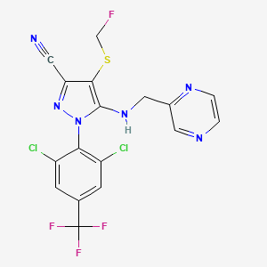 molecular formula C17H10Cl2F4N6S B1257280 吡氟草胺 CAS No. 315208-17-4