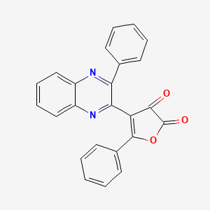 2,3-Furandione, 5-phenyl-4-(3-phenyl-2-quinoxalinyl)-