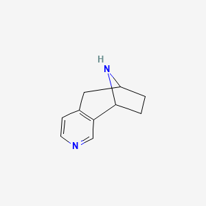 6,9-Imino-5H-cyclohepta[c]pyridine, 6,7,8,9-tetrahydro-, (6R,9S)-