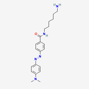 N-(6-Aminohexyl)-4-{(E)-[4-(dimethylamino)phenyl]diazenyl}benzamide