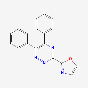 3-(1,3-Oxazol-2-yl)-5,6-diphenyl-1,2,4-triazine