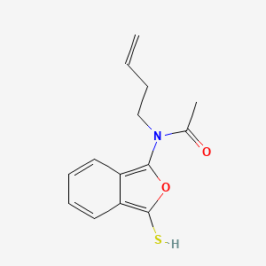 N-(But-3-en-1-yl)-N-(3-sulfanyl-2-benzofuran-1-yl)acetamide