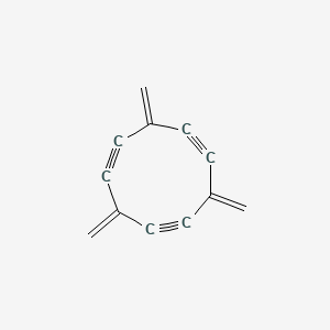 molecular formula C12H6 B12572909 3,6,9-Trimethylidenecyclonona-1,4,7-triyne CAS No. 639472-78-9