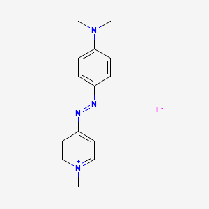 4-{(E)-[4-(Dimethylamino)phenyl]diazenyl}-1-methylpyridin-1-ium iodide