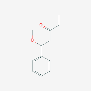 3-Pentanone, 1-methoxy-1-phenyl-