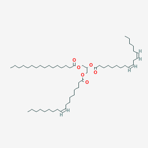molecular formula C55H100O6 B1257294 1-Oleoyl-2-linoleoyl-3-palmitoylglycerol 