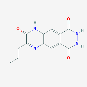 3-Propyl-7,8-dihydropyridazino[4,5-g]quinoxaline-2,6,9(1H)-trione