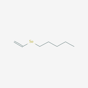 molecular formula C7H14Se B12573043 Pentane, 1-(ethenylseleno)- CAS No. 499795-76-5